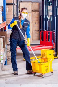 Debris and rubbish removal will make customers feel safer.