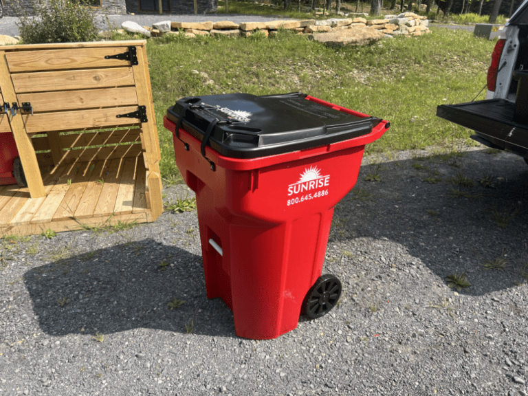 Bear-Proof Trash Locker At Sunrise Sanitation