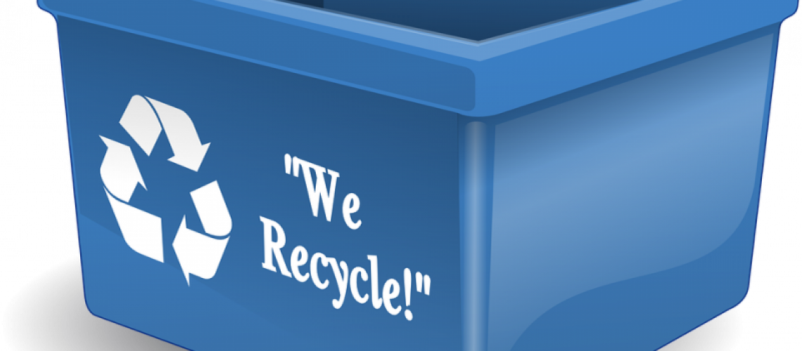Recycling bins to encourage recycling programs